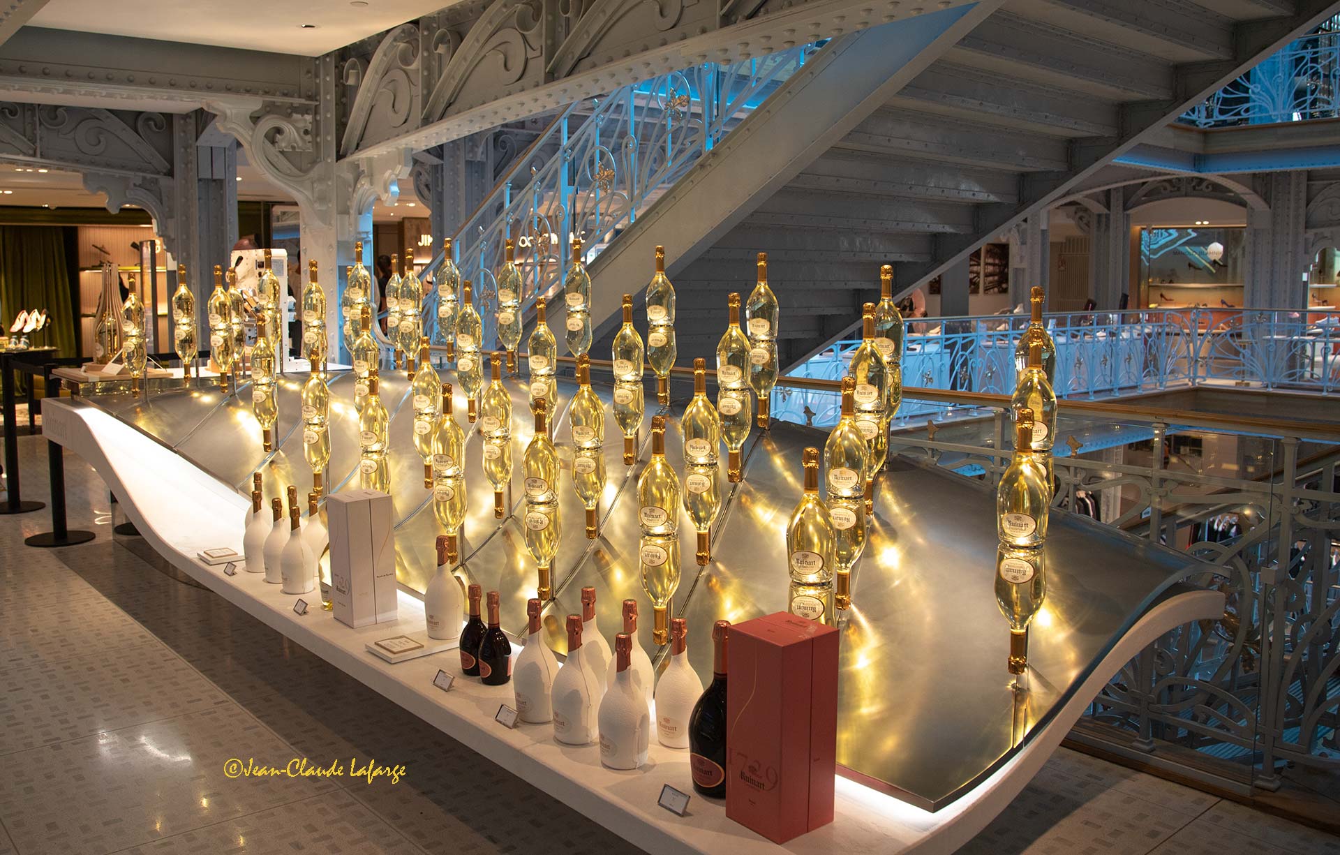 Le Champagne Ruinart à la Samaritaine.